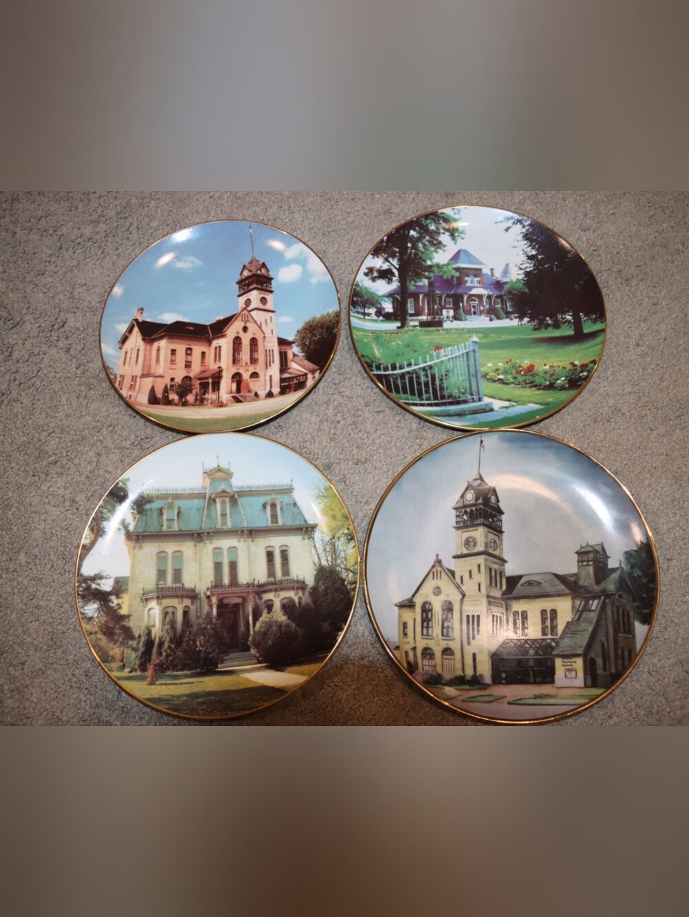 4 Decorative 9" Plates With Locations In Petrolia, Ontario